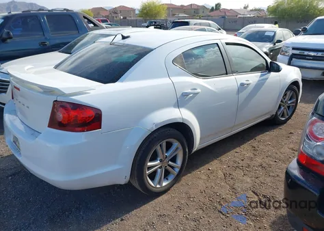 2012 Dodge Avenger Sxt Plus from USA, damaged, VIN 1C3CDZEG4CN117071